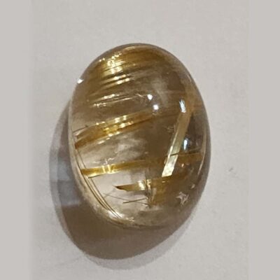 Rutilated Quartz, Oval