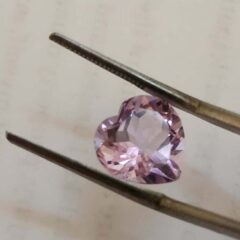 Well-Cut Amethyst, Heart-Shaped