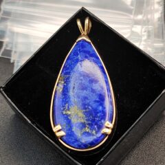 Lapis Lazuli Teardrop Pendant
