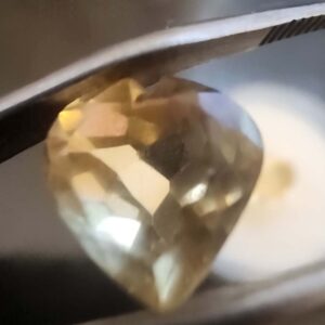 Golden Sapphire Hearts, Matched Pair
