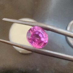 Pink Sapphire, Oval