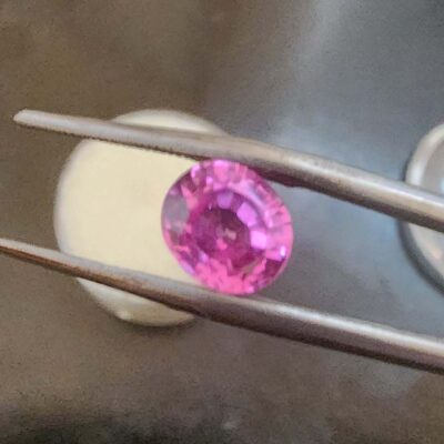 Pink Sapphire, Oval