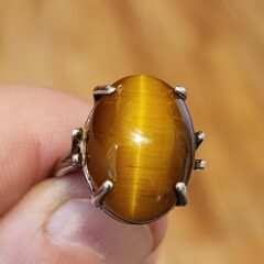 Oval Tiger Eye Ring